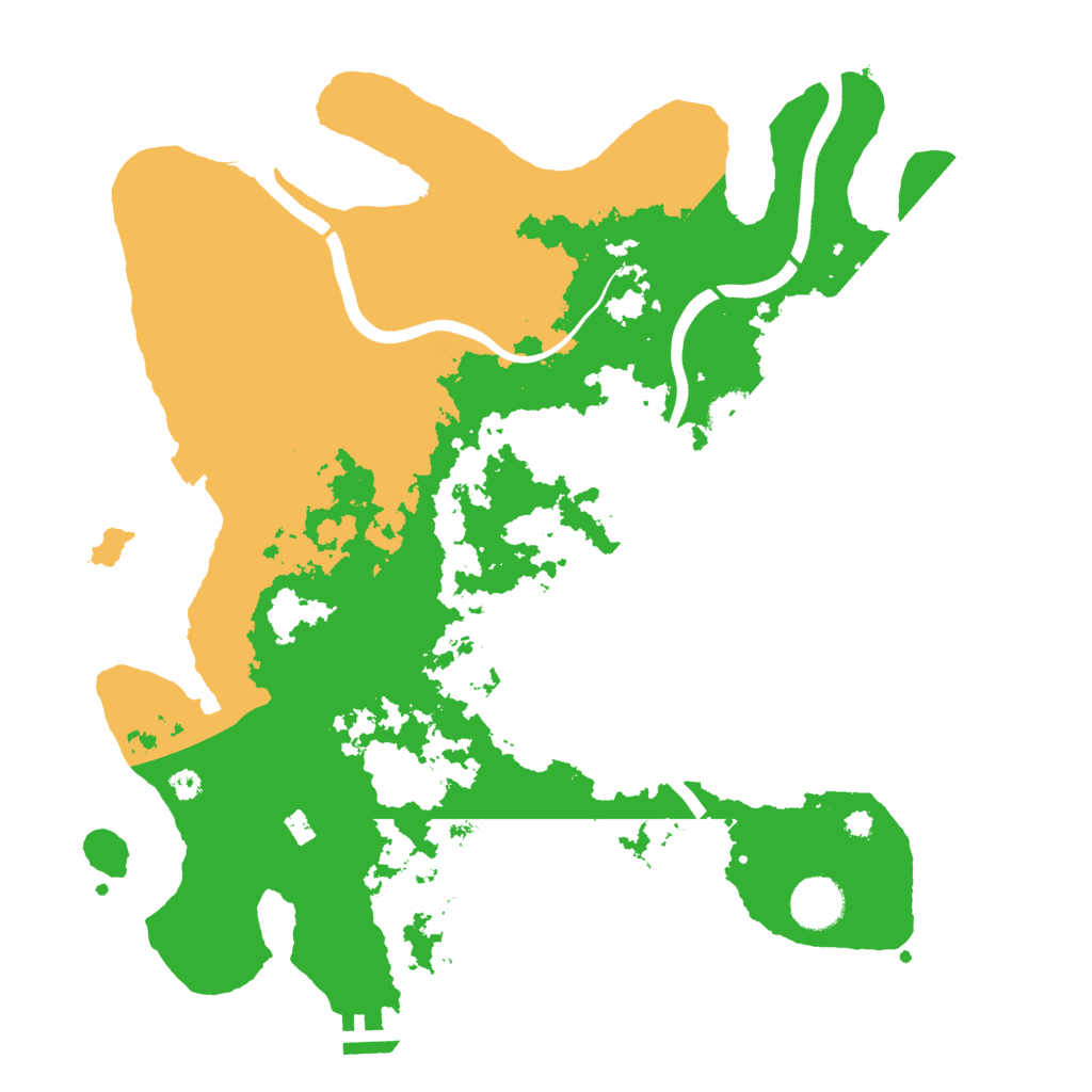 Biome Rust Map: Procedural Map, Size: 3650, Seed: 56225779