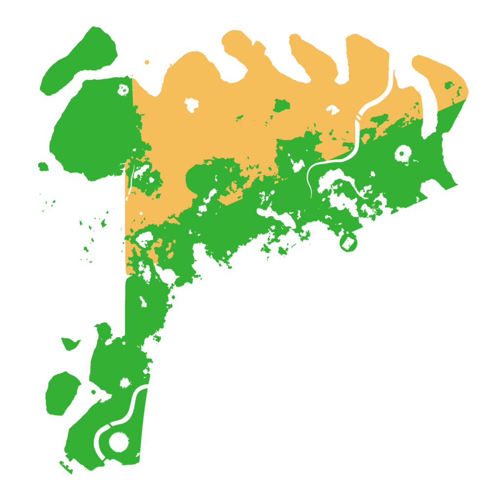 Biome Rust Map: Procedural Map, Size: 4500, Seed: 815832133