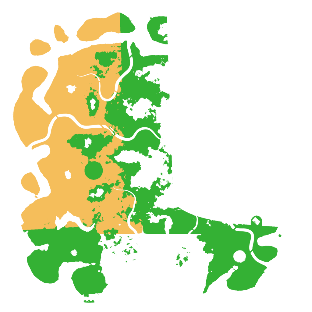 Biome Rust Map: Procedural Map, Size: 4500, Seed: 856987432