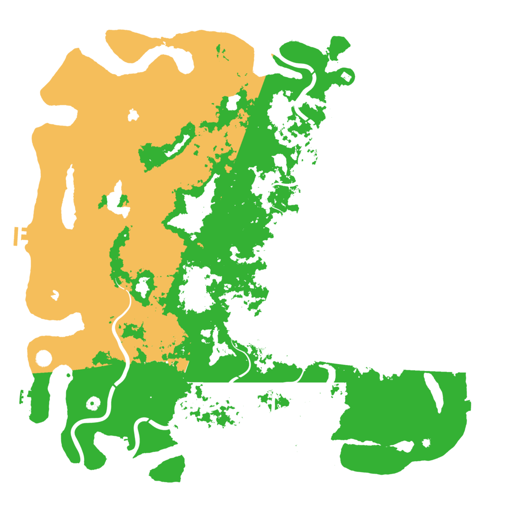 Biome Rust Map: Procedural Map, Size: 5500, Seed: 342069
