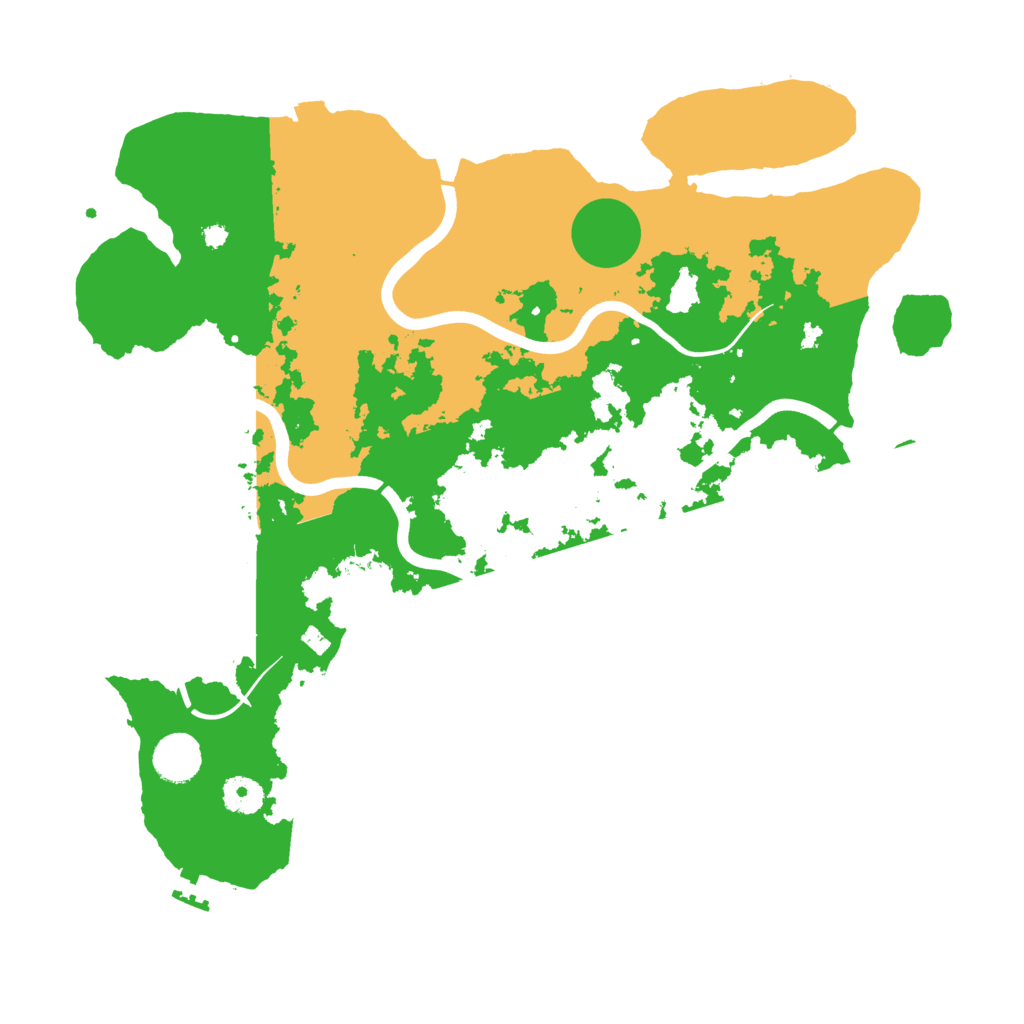 Biome Rust Map: Procedural Map, Size: 3900, Seed: 18162
