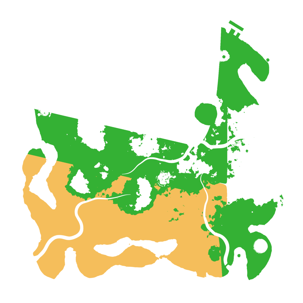 Biome Rust Map: Procedural Map, Size: 3800, Seed: 546845786