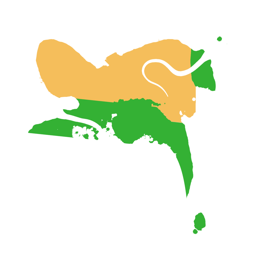 Biome Rust Map: Procedural Map, Size: 2200, Seed: 1057515038