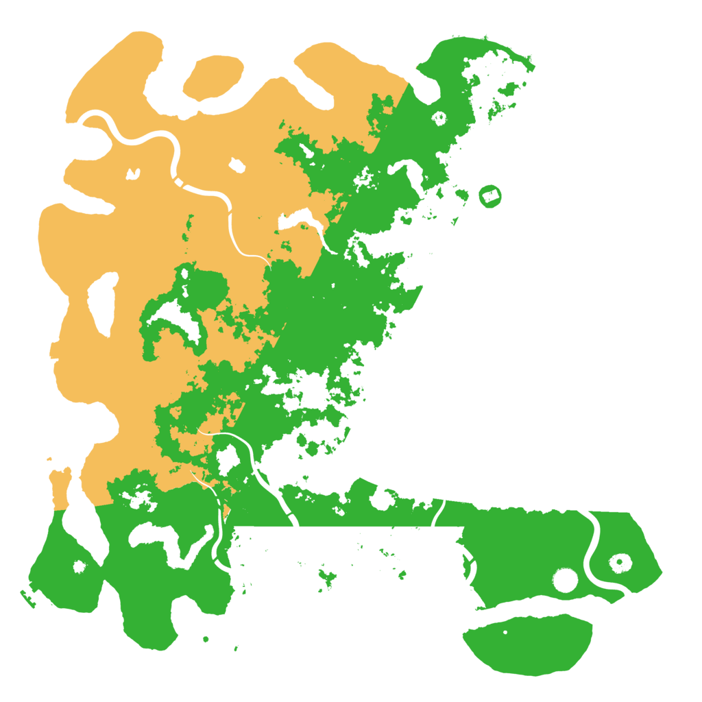 Biome Rust Map: Procedural Map, Size: 5000, Seed: 508893024
