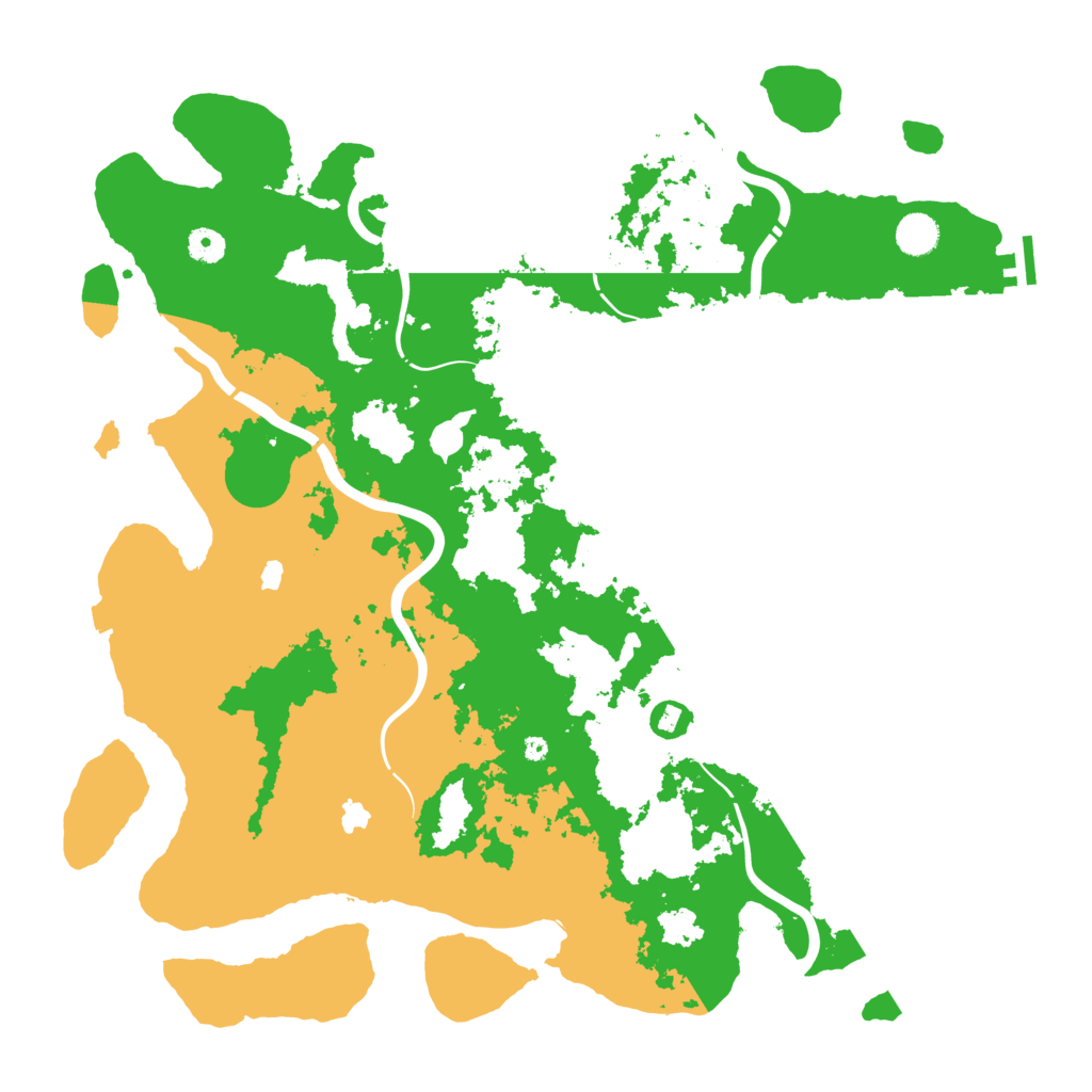 Biome Rust Map: Procedural Map, Size: 4500, Seed: 659389678