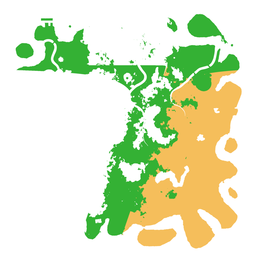 Biome Rust Map: Procedural Map, Size: 4500, Seed: 1999216014