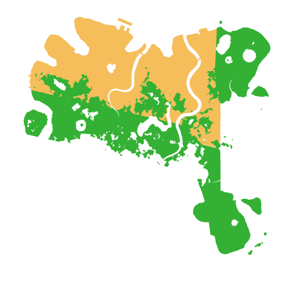 Biome Rust Map: Procedural Map, Size: 4000, Seed: 56617
