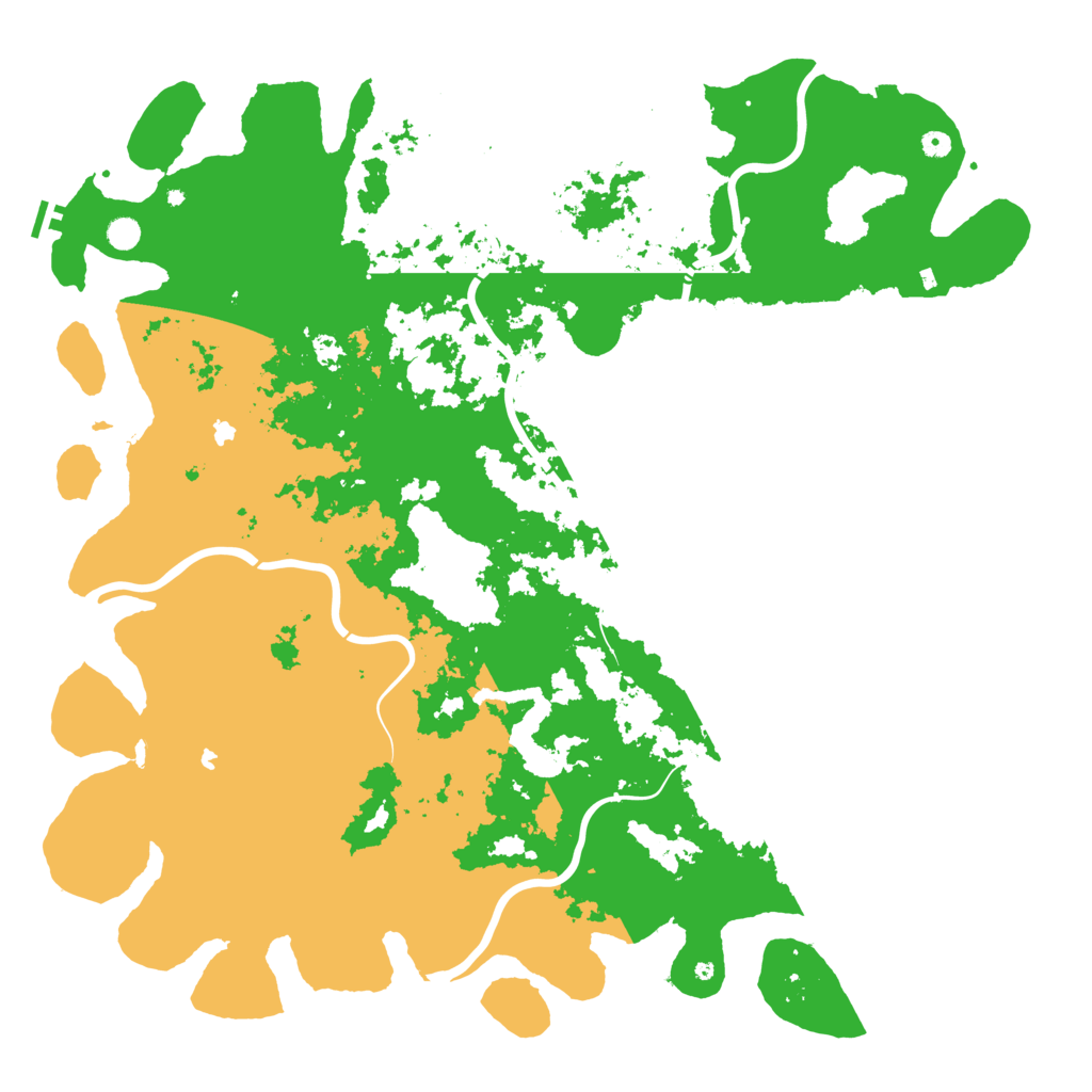 Biome Rust Map: Procedural Map, Size: 5800, Seed: 835426