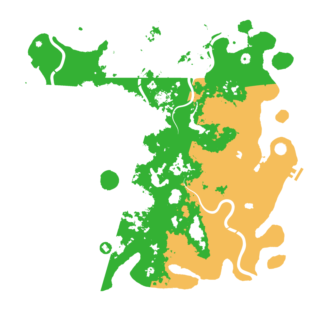 Biome Rust Map: Procedural Map, Size: 4500, Seed: 798750023