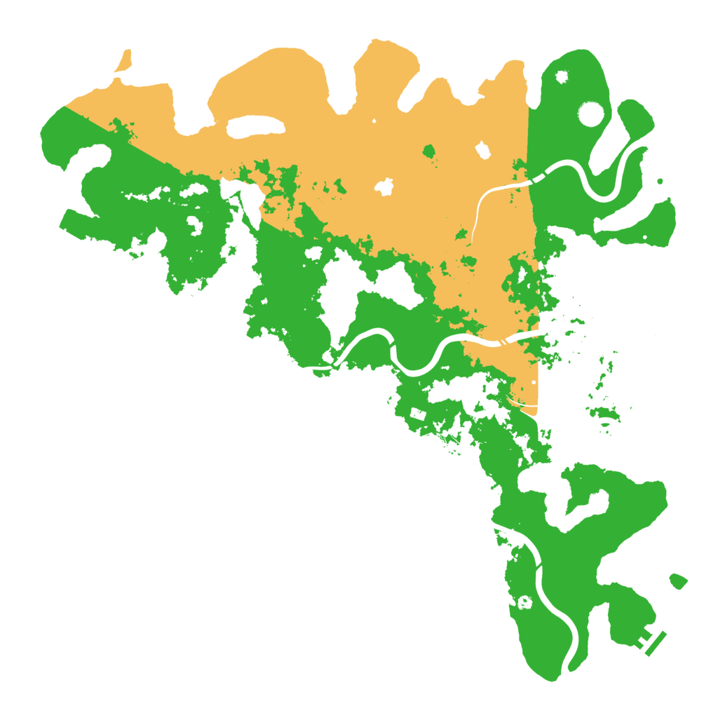 Biome Rust Map: Procedural Map, Size: 5000, Seed: 936741423