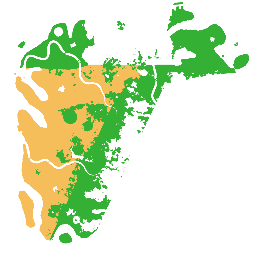 Biome Rust Map: Procedural Map, Size: 5000, Seed: 981473243