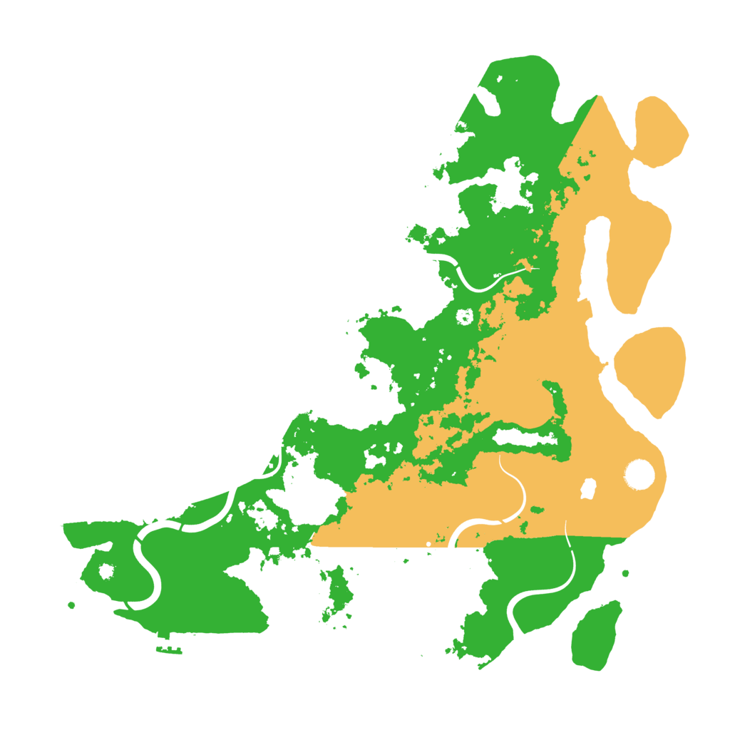 Biome Rust Map: Procedural Map, Size: 4250, Seed: 1100985577