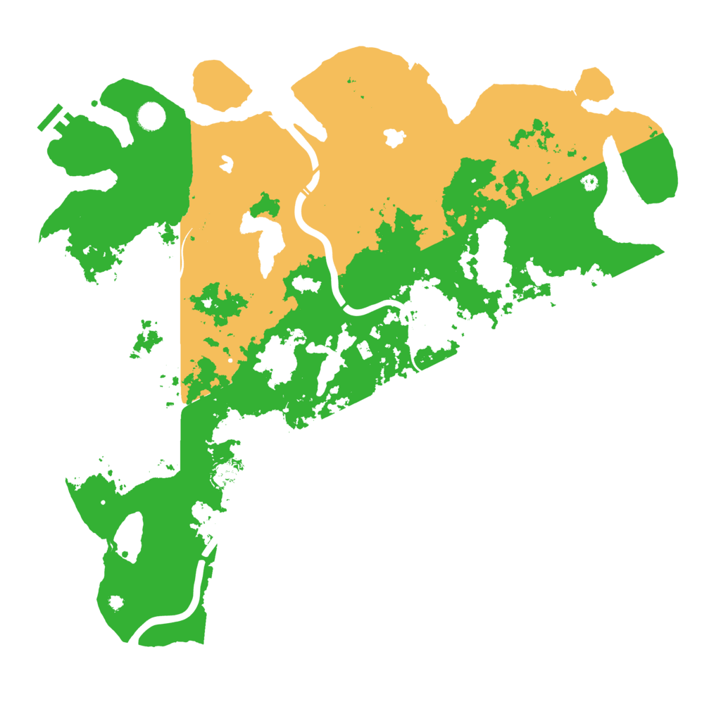 Biome Rust Map: Procedural Map, Size: 4500, Seed: 22521755