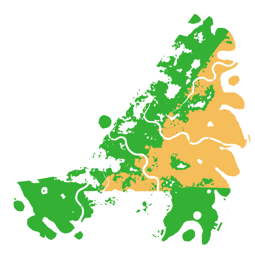 Biome Rust Map: Procedural Map, Size: 5500, Seed: 8154711