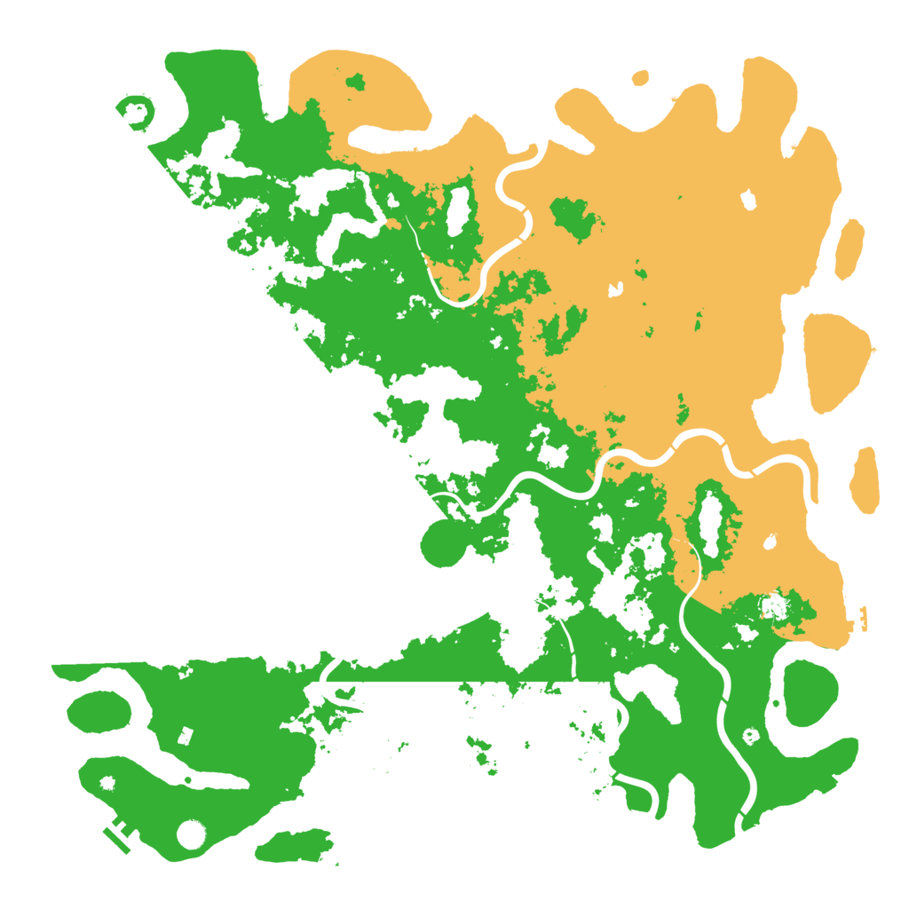 Biome Rust Map: Procedural Map, Size: 5500, Seed: 1591594169