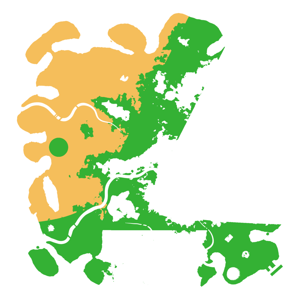 Biome Rust Map: Procedural Map, Size: 4250, Seed: 4122025