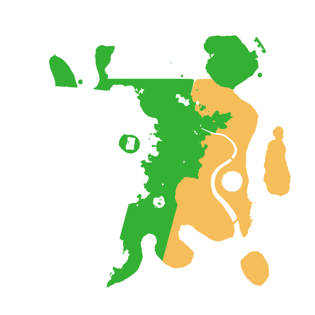 Biome Rust Map: Procedural Map, Size: 2700, Seed: 1764936124