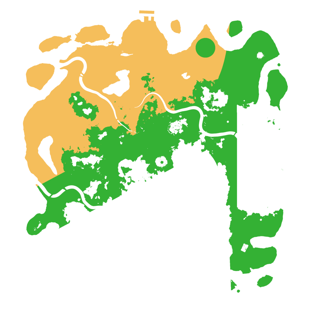 Biome Rust Map: Procedural Map, Size: 4250, Seed: 582669305