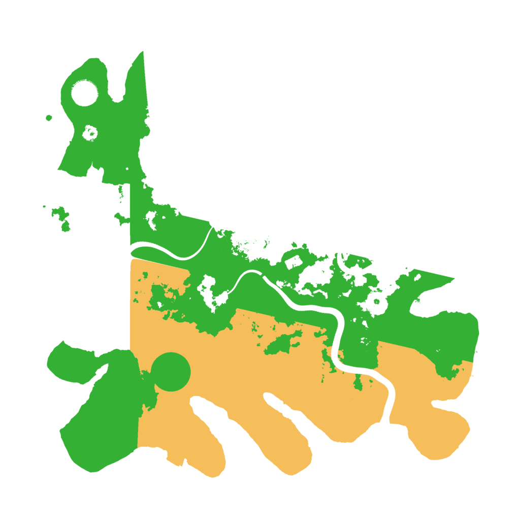 Biome Rust Map: Procedural Map, Size: 3500, Seed: 414469048