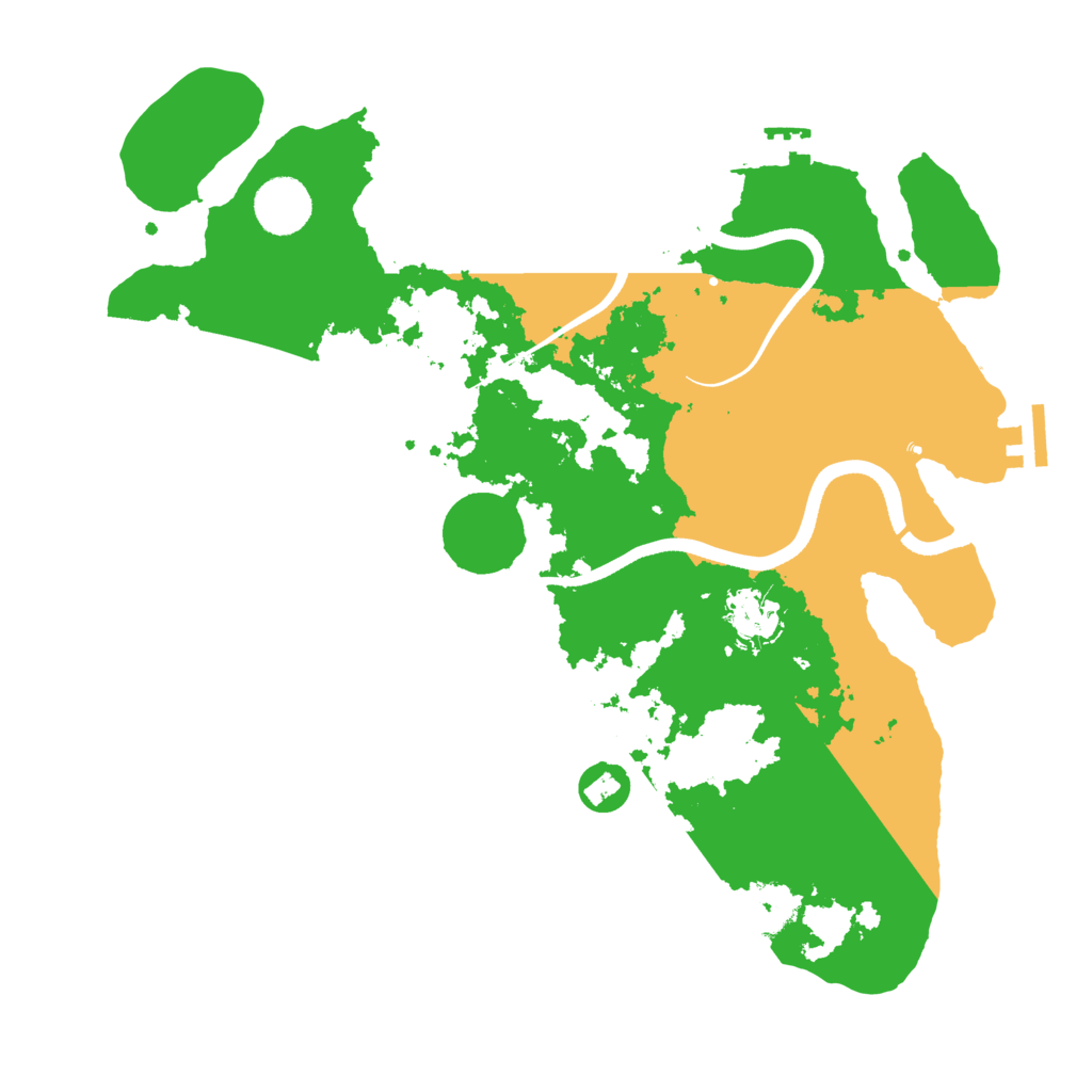 Biome Rust Map: Procedural Map, Size: 3550, Seed: 1733926141
