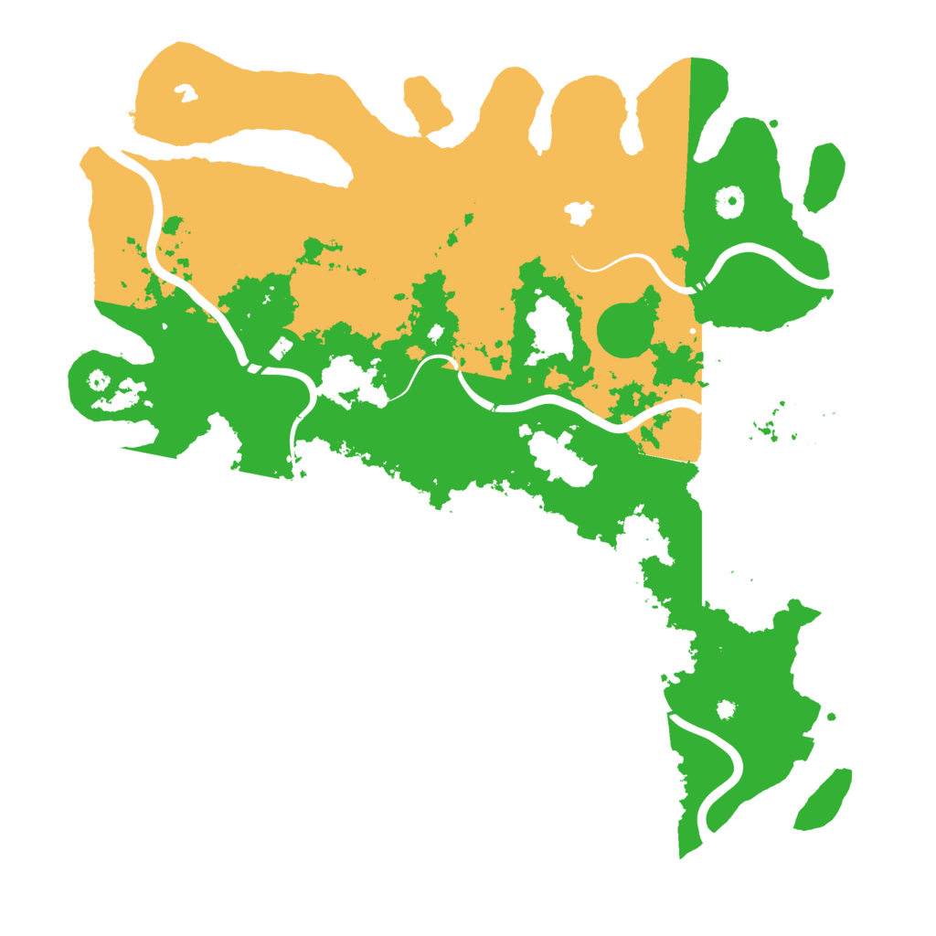Biome Rust Map: Procedural Map, Size: 4500, Seed: 45766828