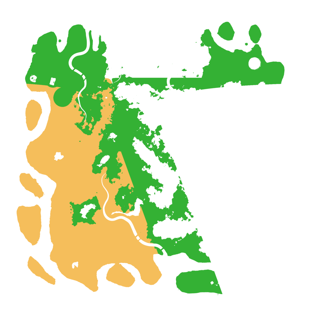 Biome Rust Map: Procedural Map, Size: 4500, Seed: 3048