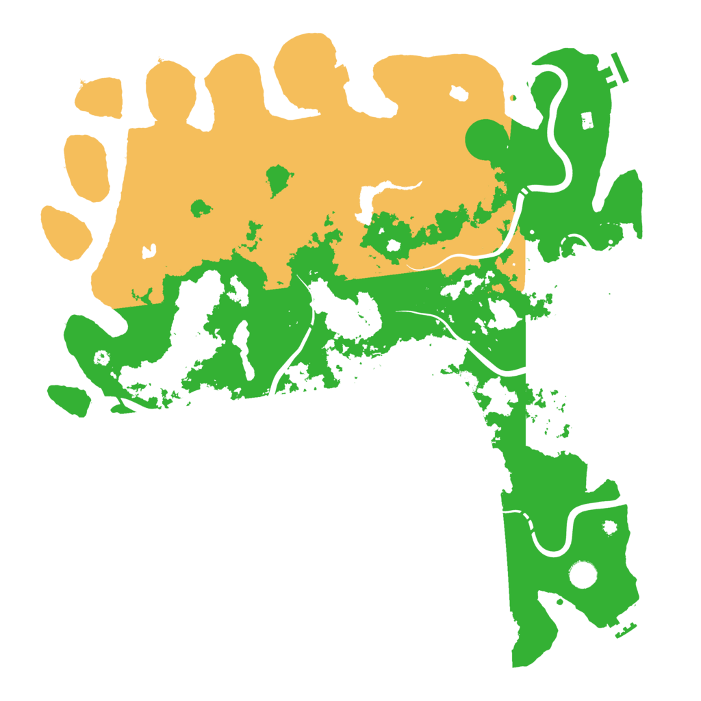 Biome Rust Map: Procedural Map, Size: 4500, Seed: 74426056