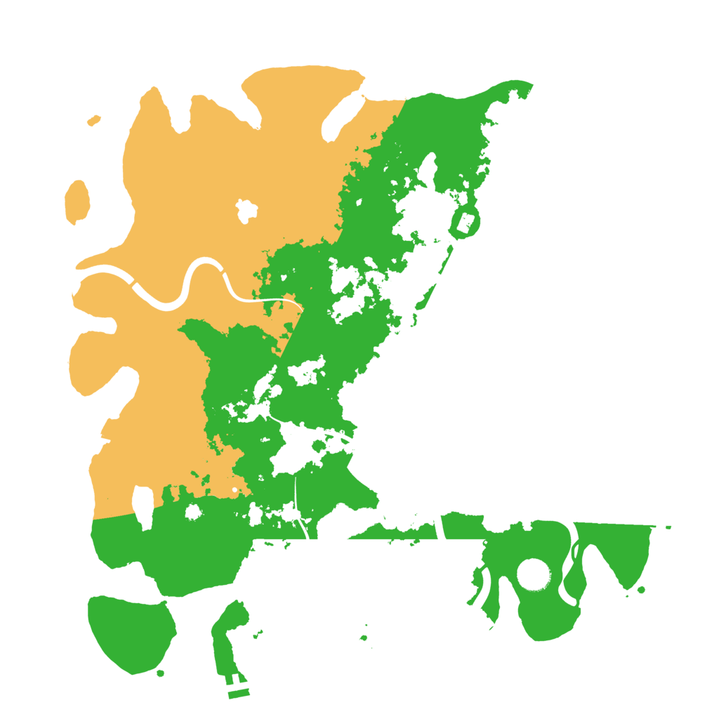 Biome Rust Map: Procedural Map, Size: 4000, Seed: 45341