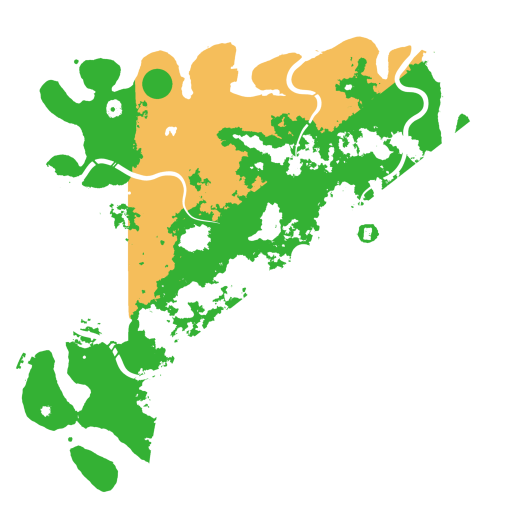 Biome Rust Map: Procedural Map, Size: 4500, Seed: 1558275917