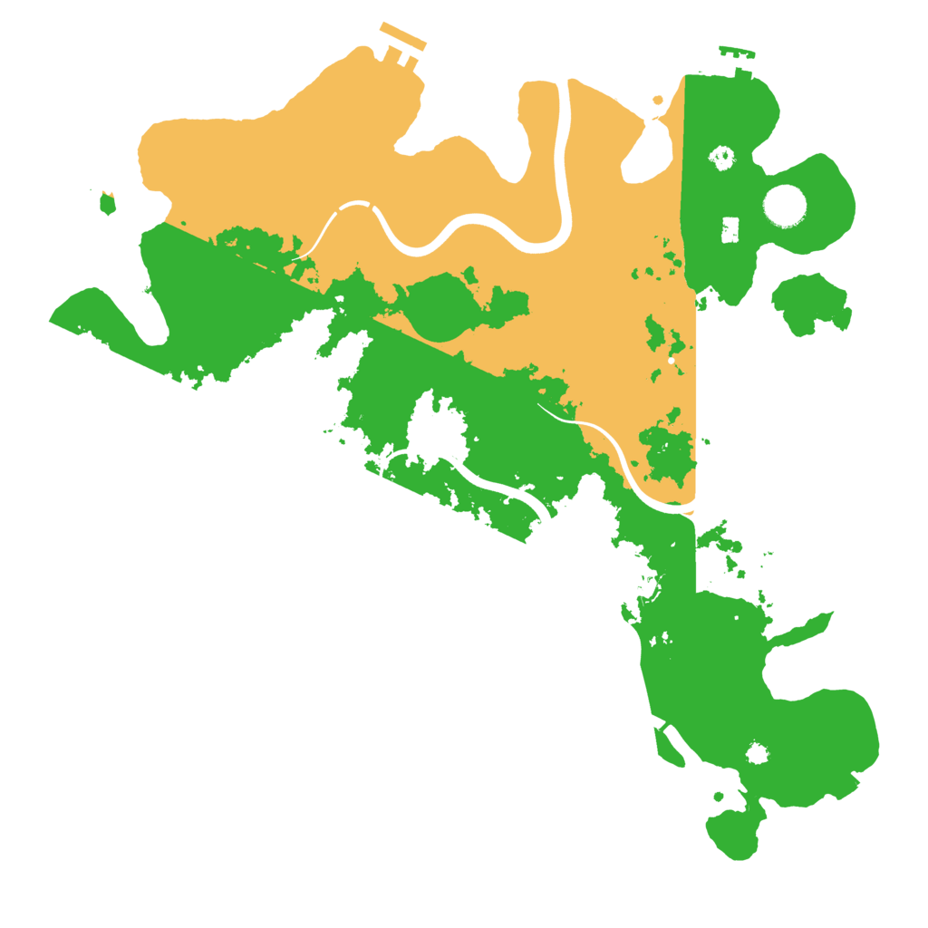 Biome Rust Map: Procedural Map, Size: 3850, Seed: 1892158019