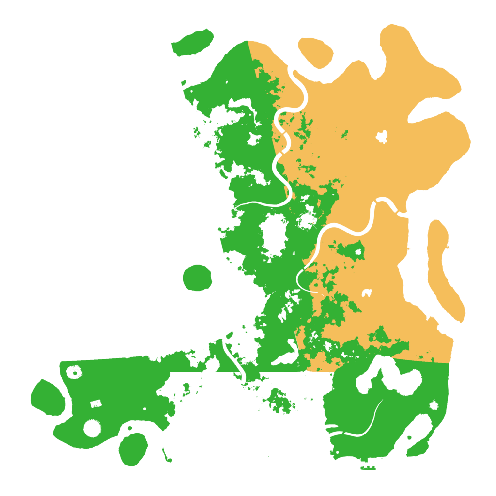 Biome Rust Map: Procedural Map, Size: 5000, Seed: 78246