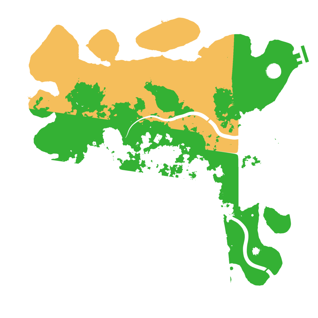 Biome Rust Map: Procedural Map, Size: 3750, Seed: 1105847988