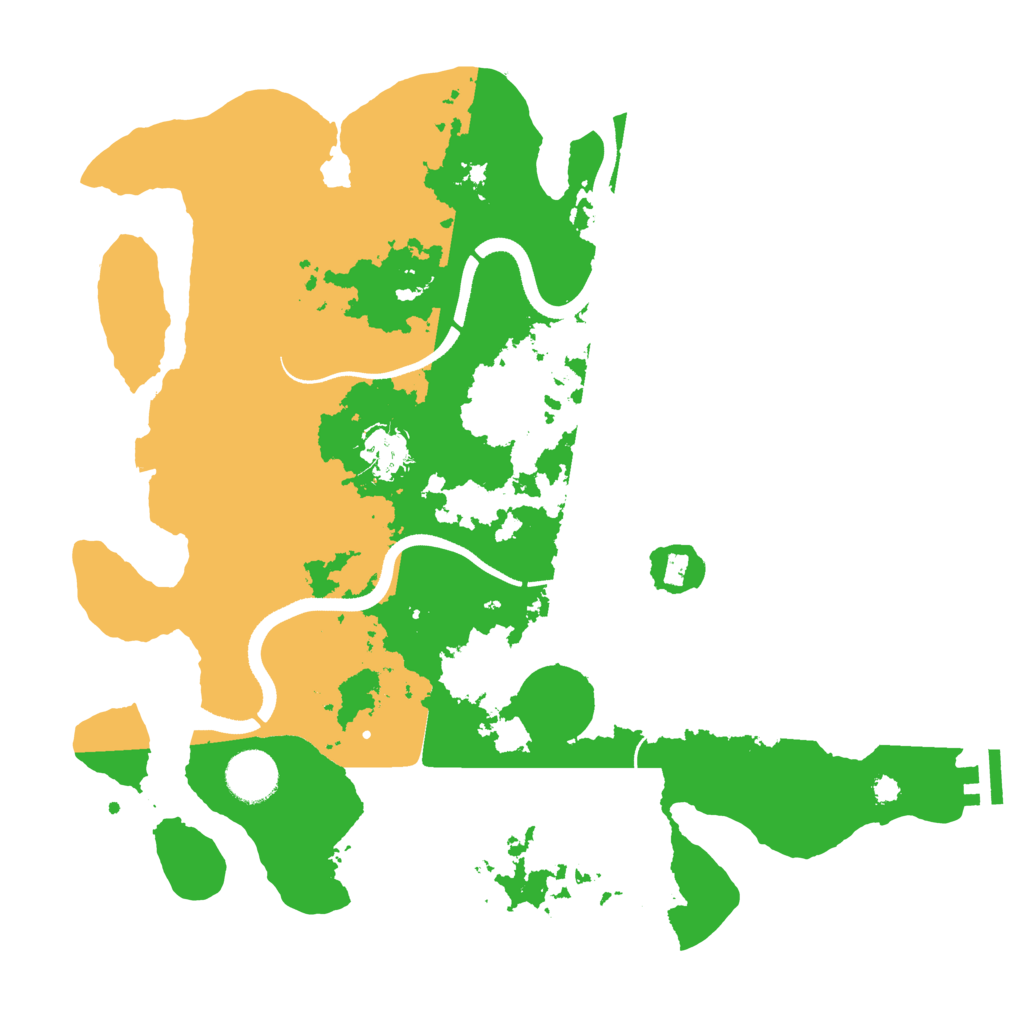 Biome Rust Map: Procedural Map, Size: 3500, Seed: 1706547158