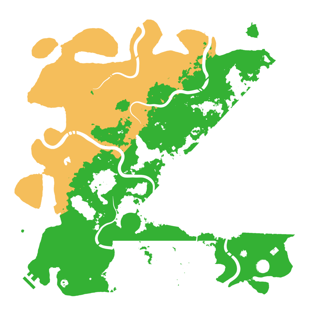 Biome Rust Map: Procedural Map, Size: 4250, Seed: 576419695