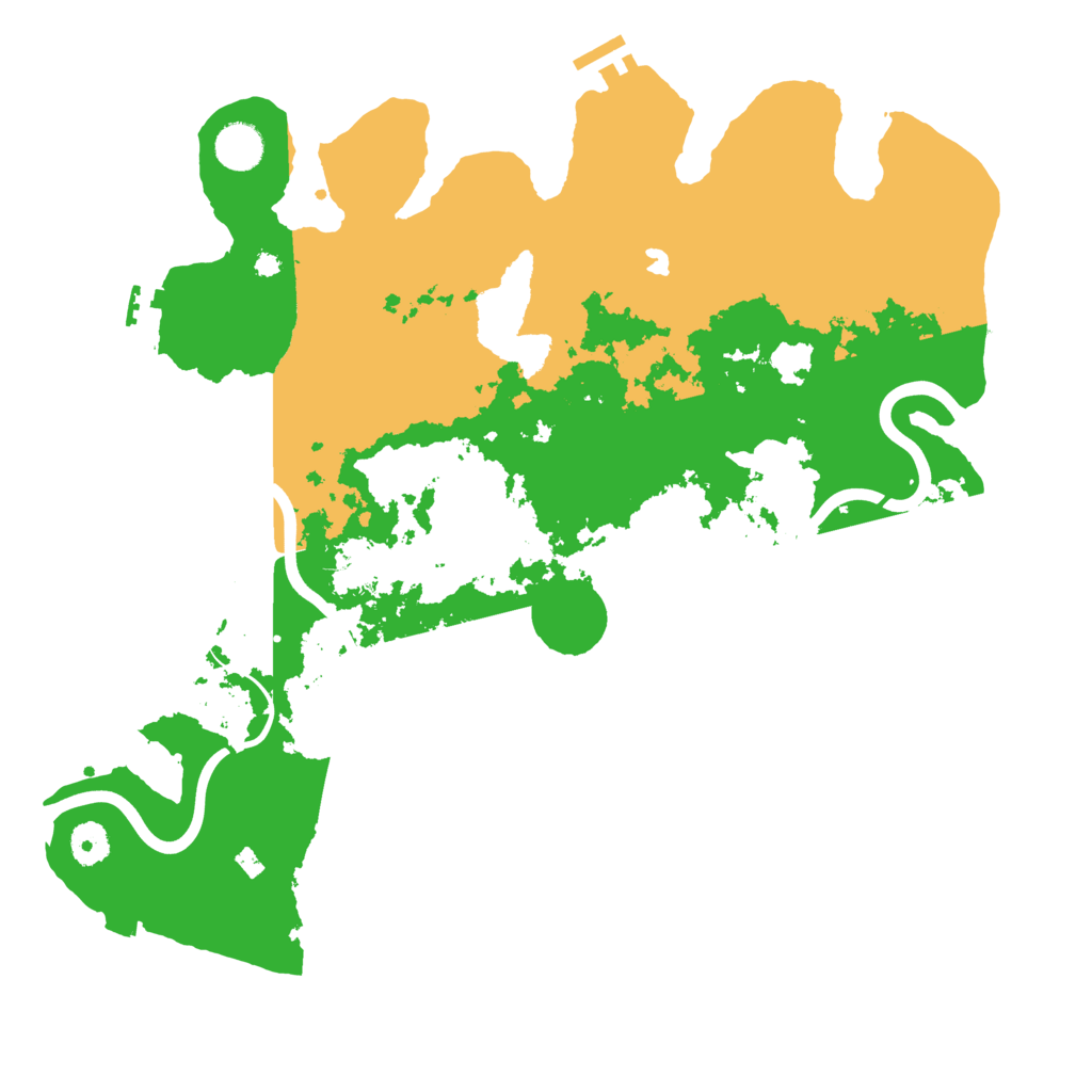 Biome Rust Map: Procedural Map, Size: 4000, Seed: 112042025