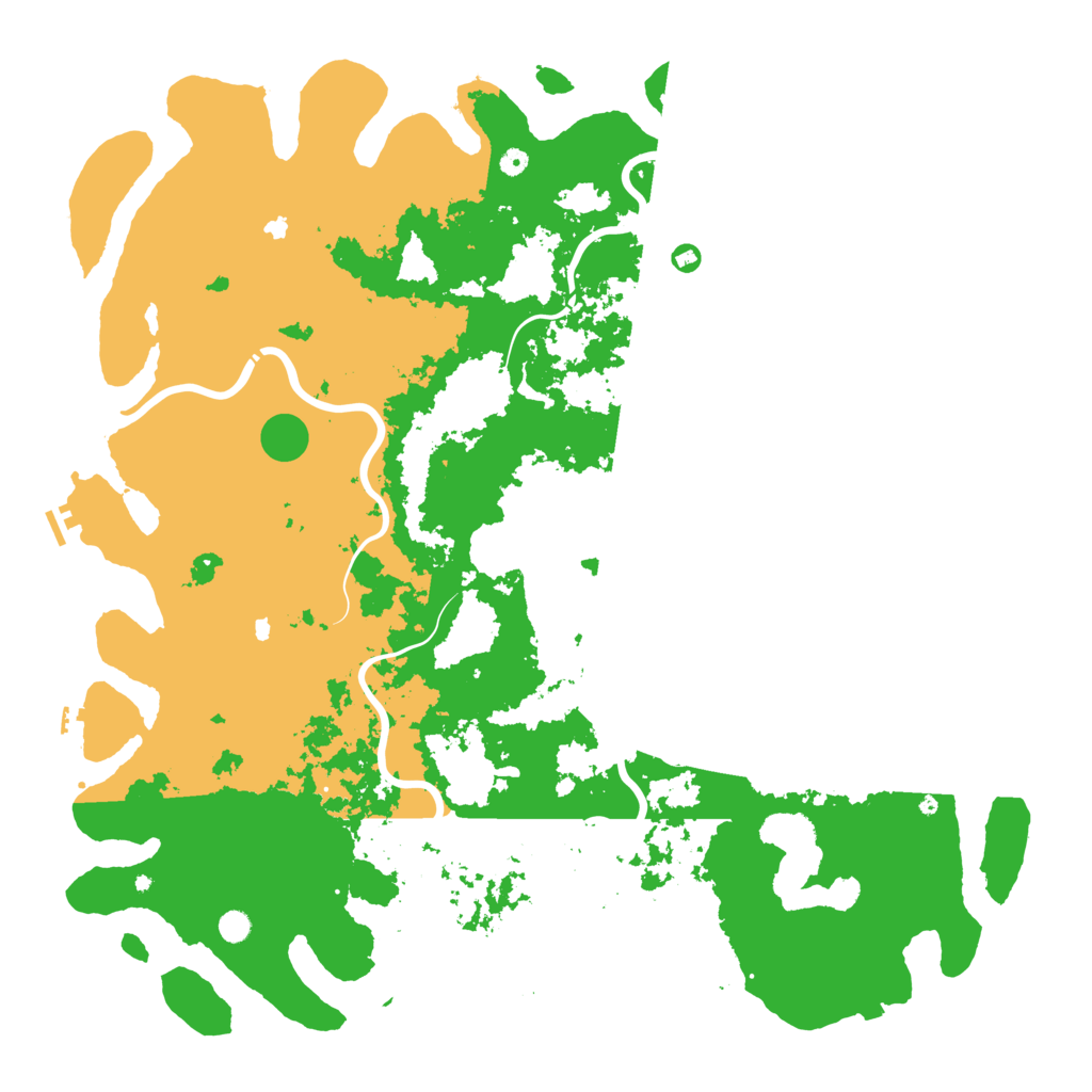 Biome Rust Map: Procedural Map, Size: 6000, Seed: 1424942174