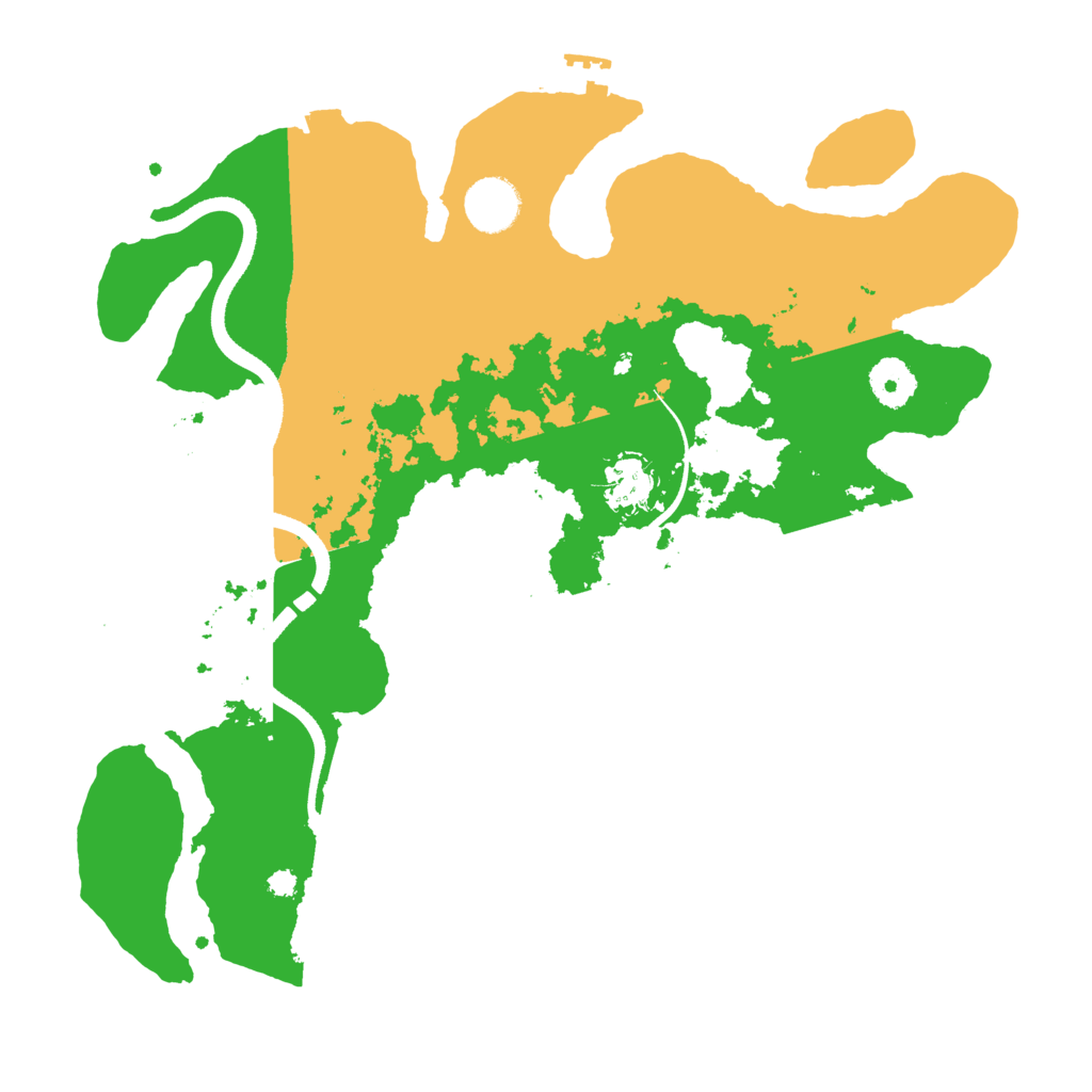 Biome Rust Map: Procedural Map, Size: 3500, Seed: 1294141533