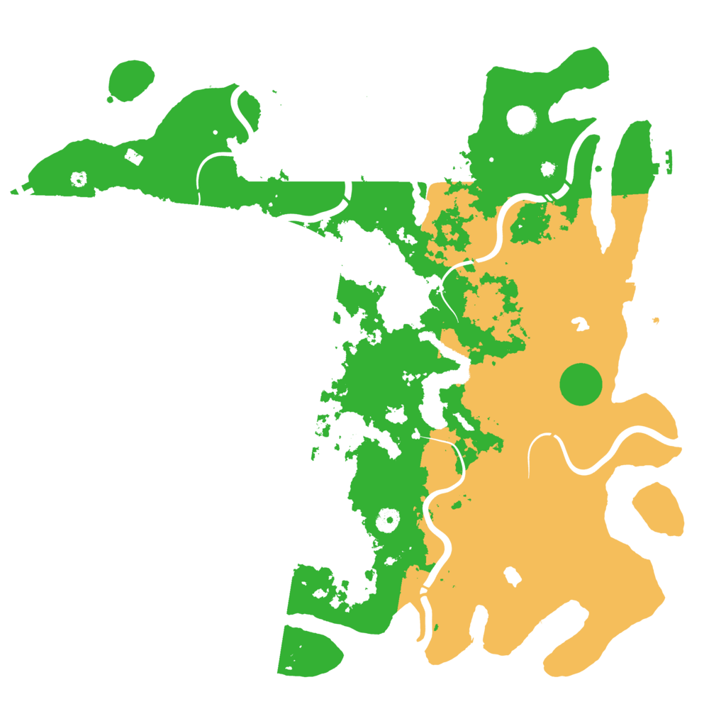 Biome Rust Map: Procedural Map, Size: 4500, Seed: 2139870565