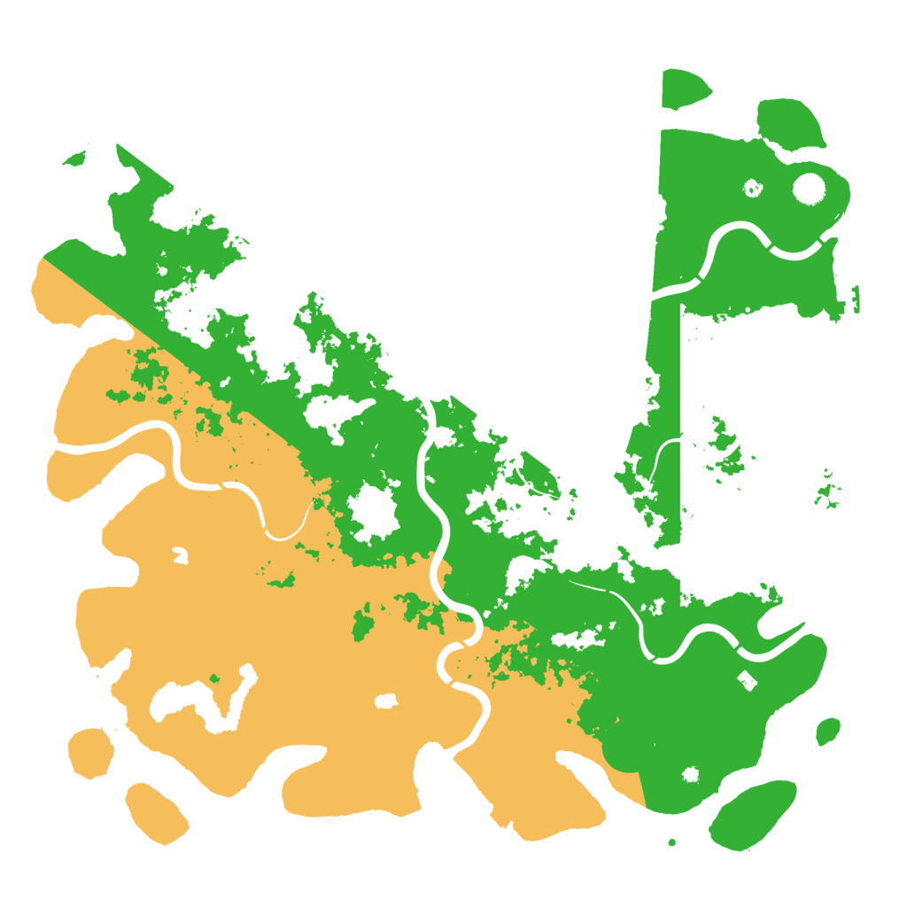 Biome Rust Map: Procedural Map, Size: 5000, Seed: 1570440484
