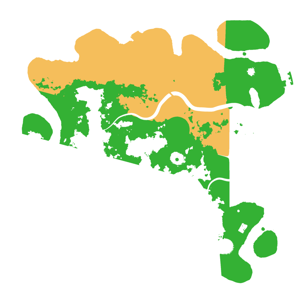 Biome Rust Map: Procedural Map, Size: 3500, Seed: 1437652359