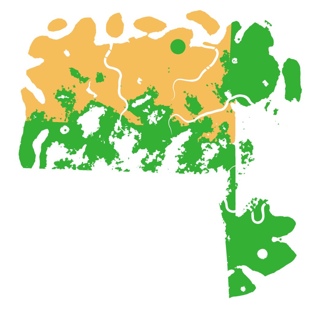 Biome Rust Map: Procedural Map, Size: 5500, Seed: 308367055