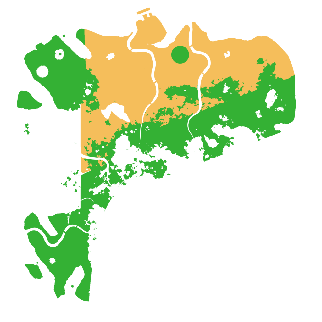 Biome Rust Map: Procedural Map, Size: 4800, Seed: 1461400806