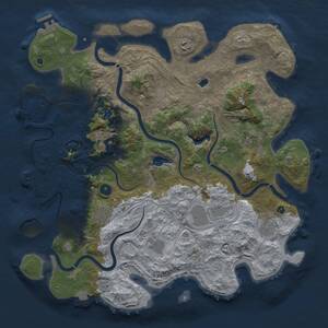 Thumbnail Rust Map: Procedural Map, Size: 4250, Seed: 227656303, 15 Monuments