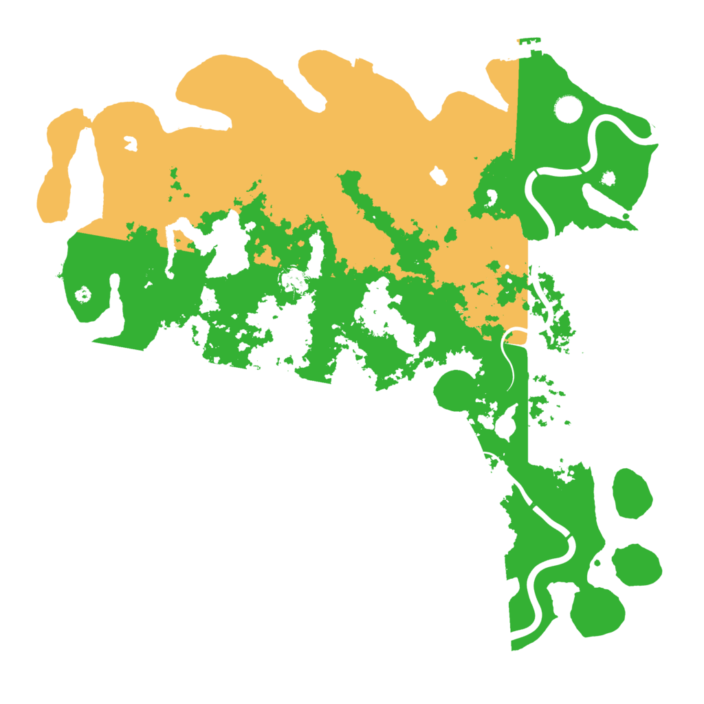 Biome Rust Map: Procedural Map, Size: 4500, Seed: 262645896