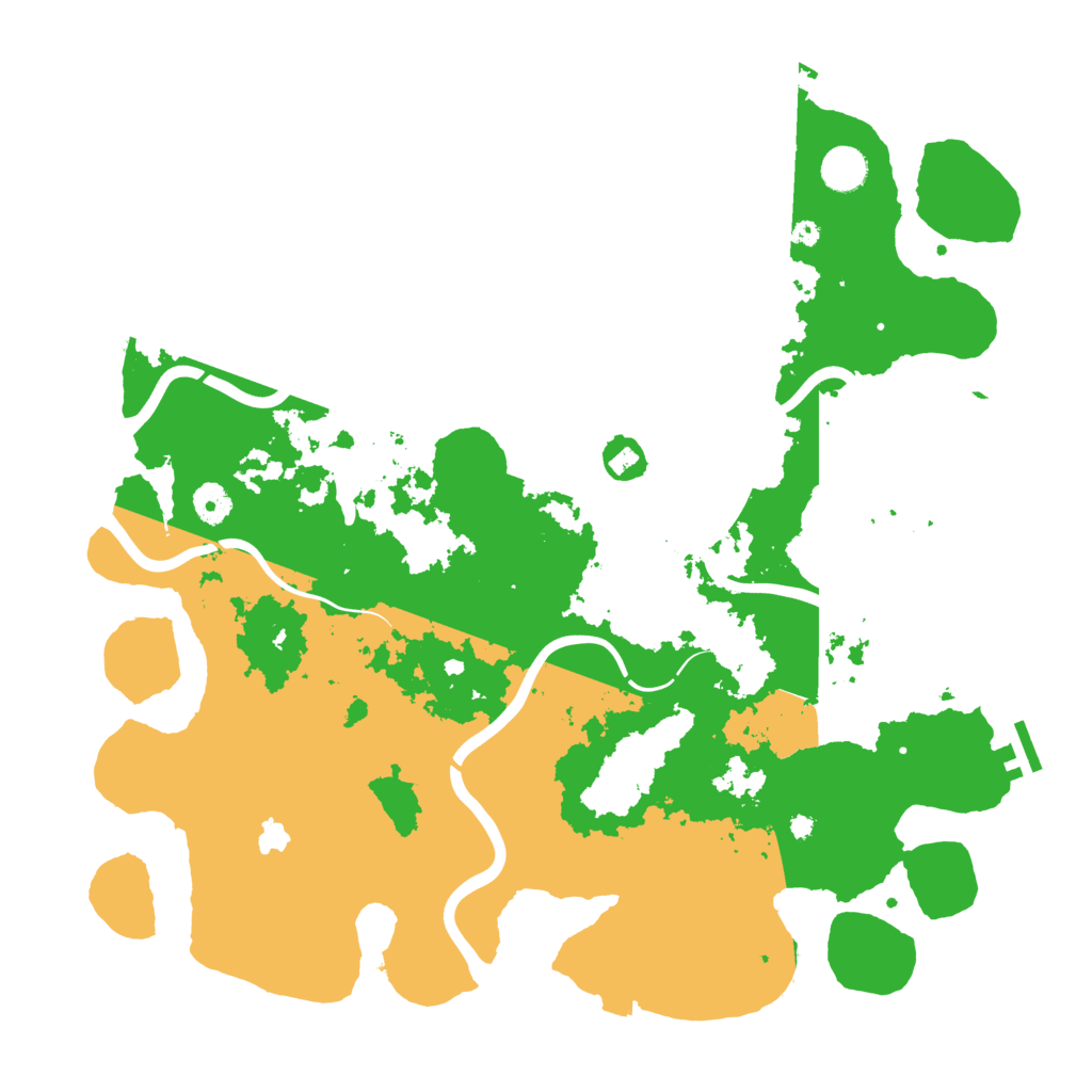 Biome Rust Map: Procedural Map, Size: 4200, Seed: 1112937480
