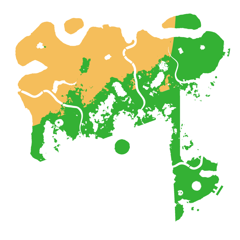 Biome Rust Map: Procedural Map, Size: 4500, Seed: 446637162