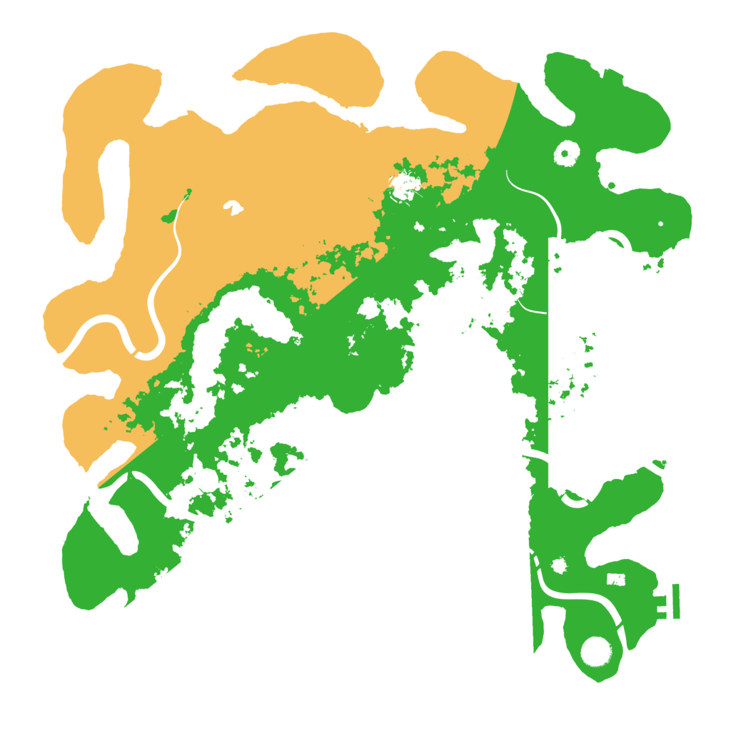 Biome Rust Map: Procedural Map, Size: 4250, Seed: 1864335880