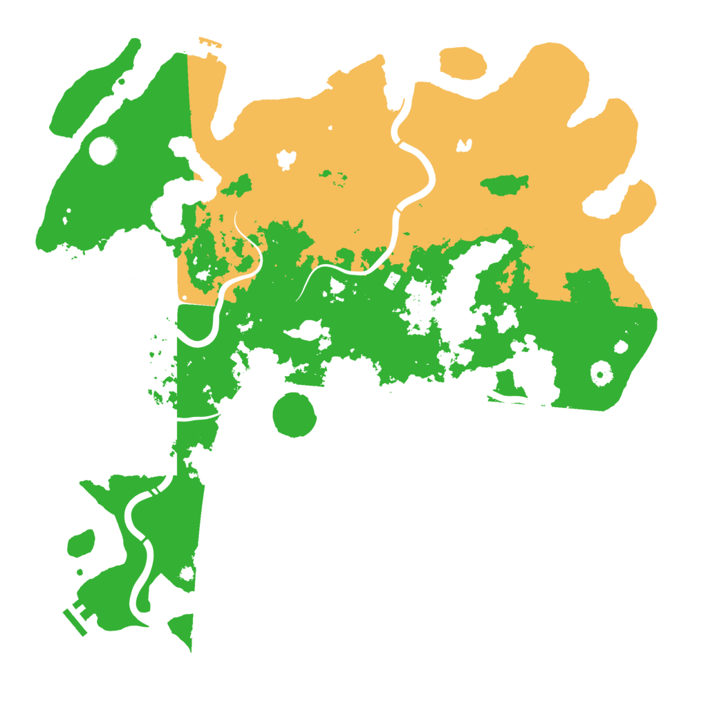 Biome Rust Map: Procedural Map, Size: 4500, Seed: 464933655