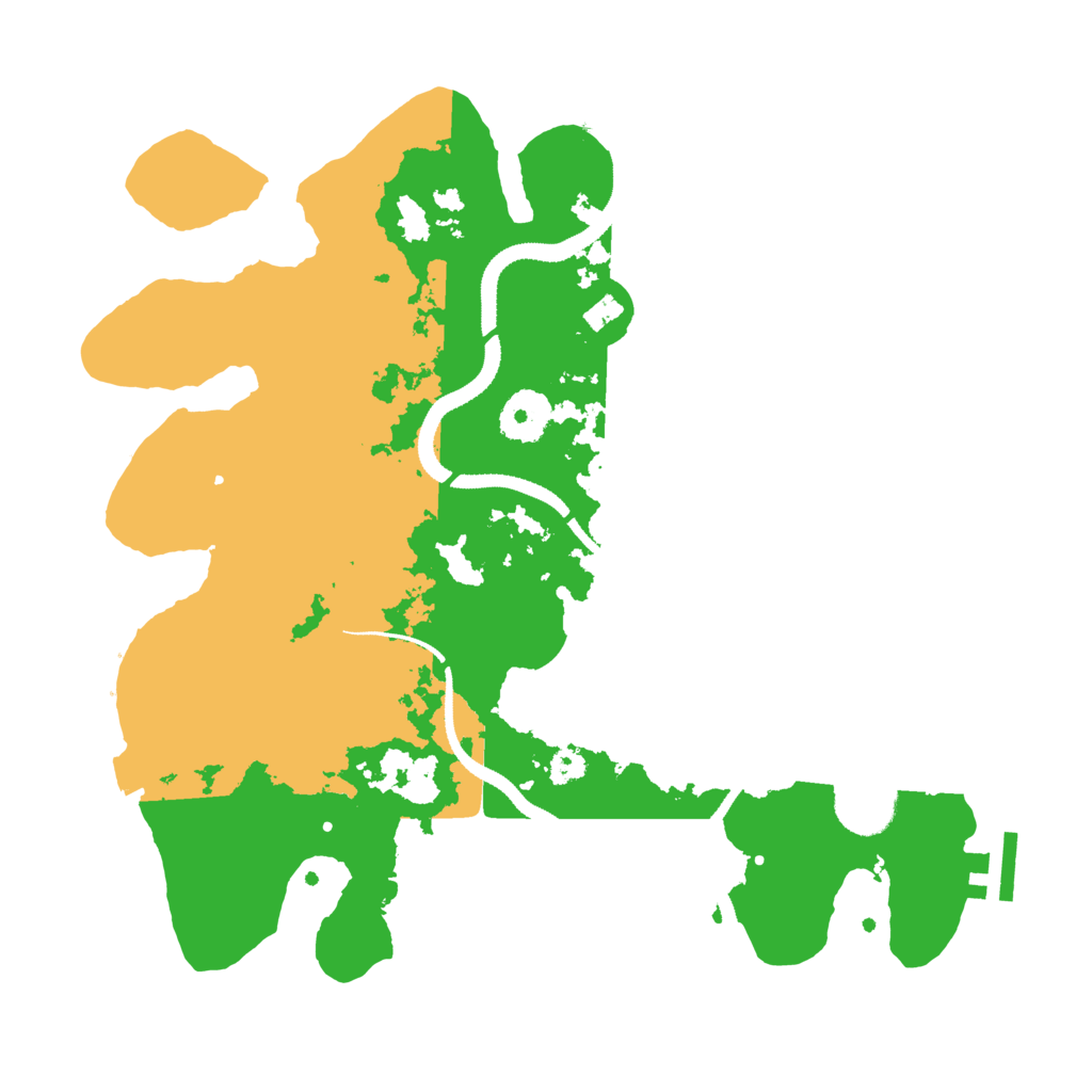 Biome Rust Map: Procedural Map, Size: 3200, Seed: 246219705