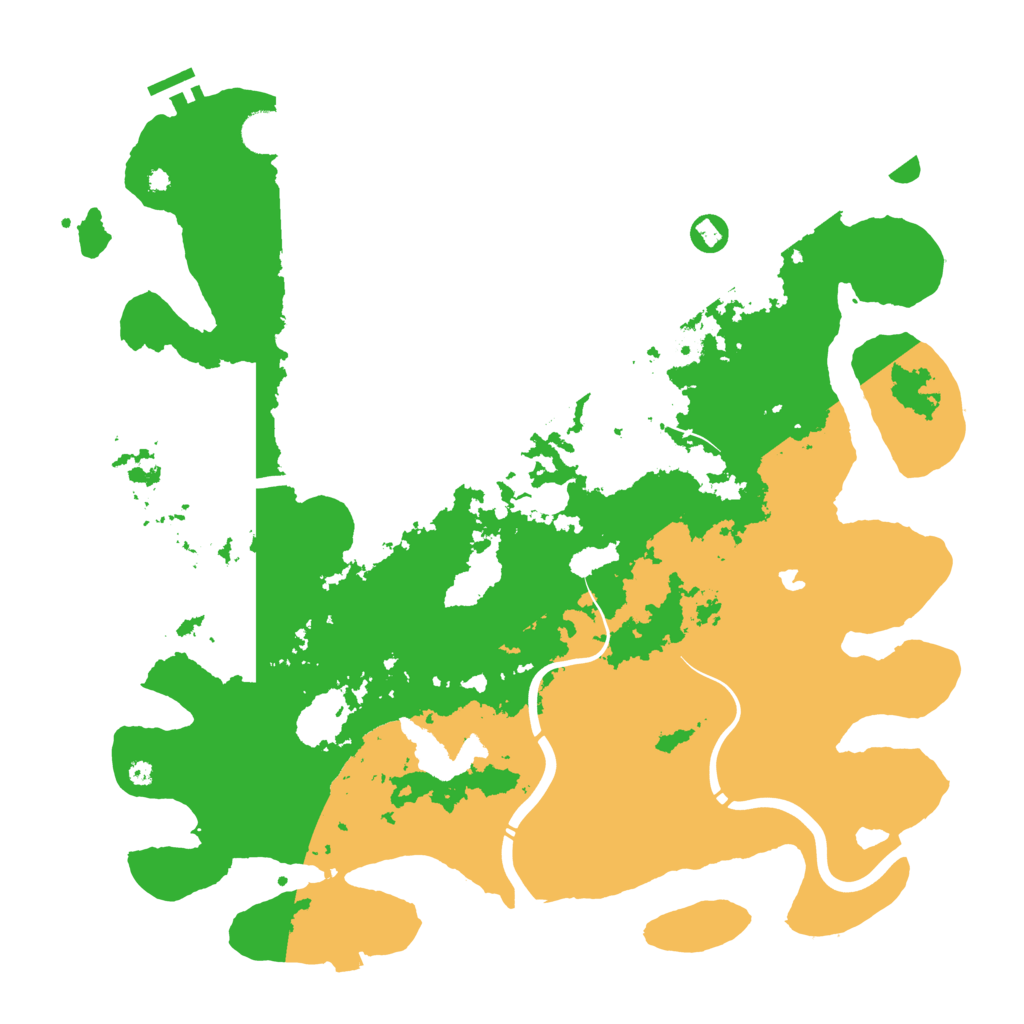 Biome Rust Map: Procedural Map, Size: 4250, Seed: 1385662504